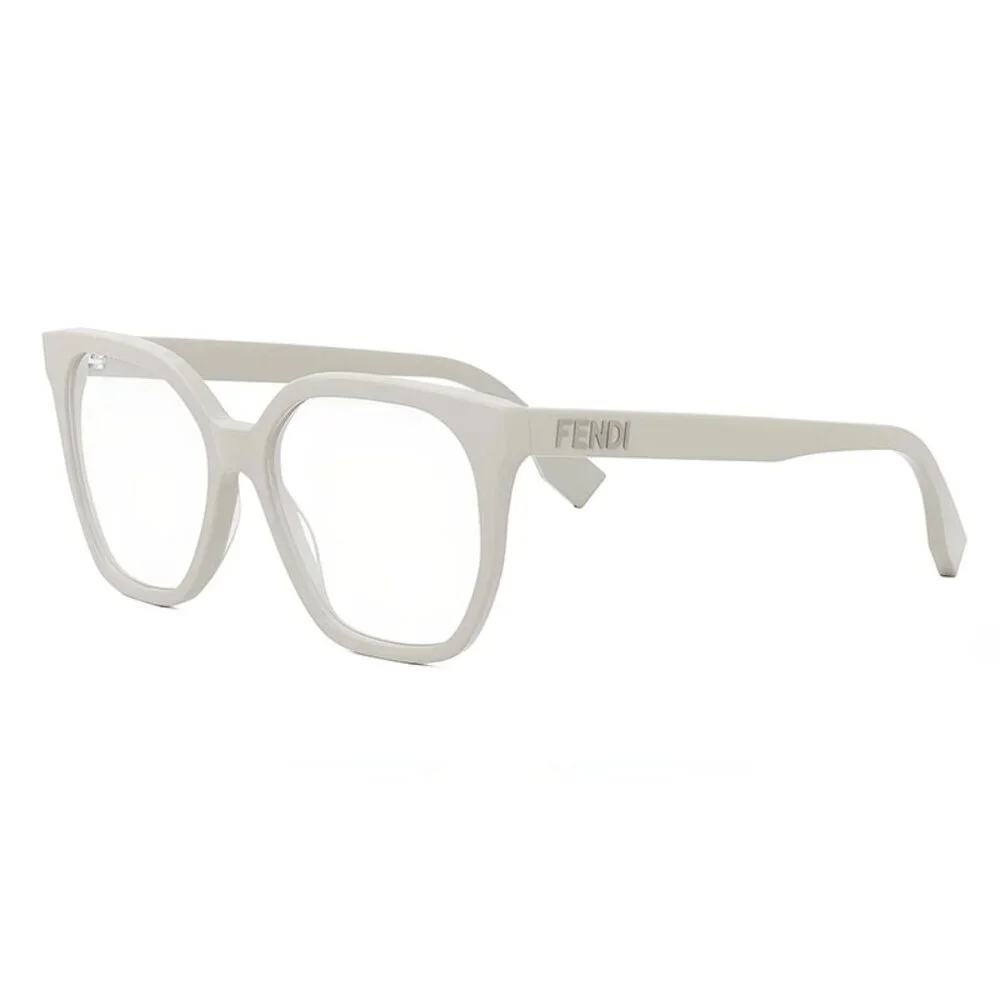 NEW FENDI EYEGLASSES, WOMEN WHITE EYEWEAR FENDI